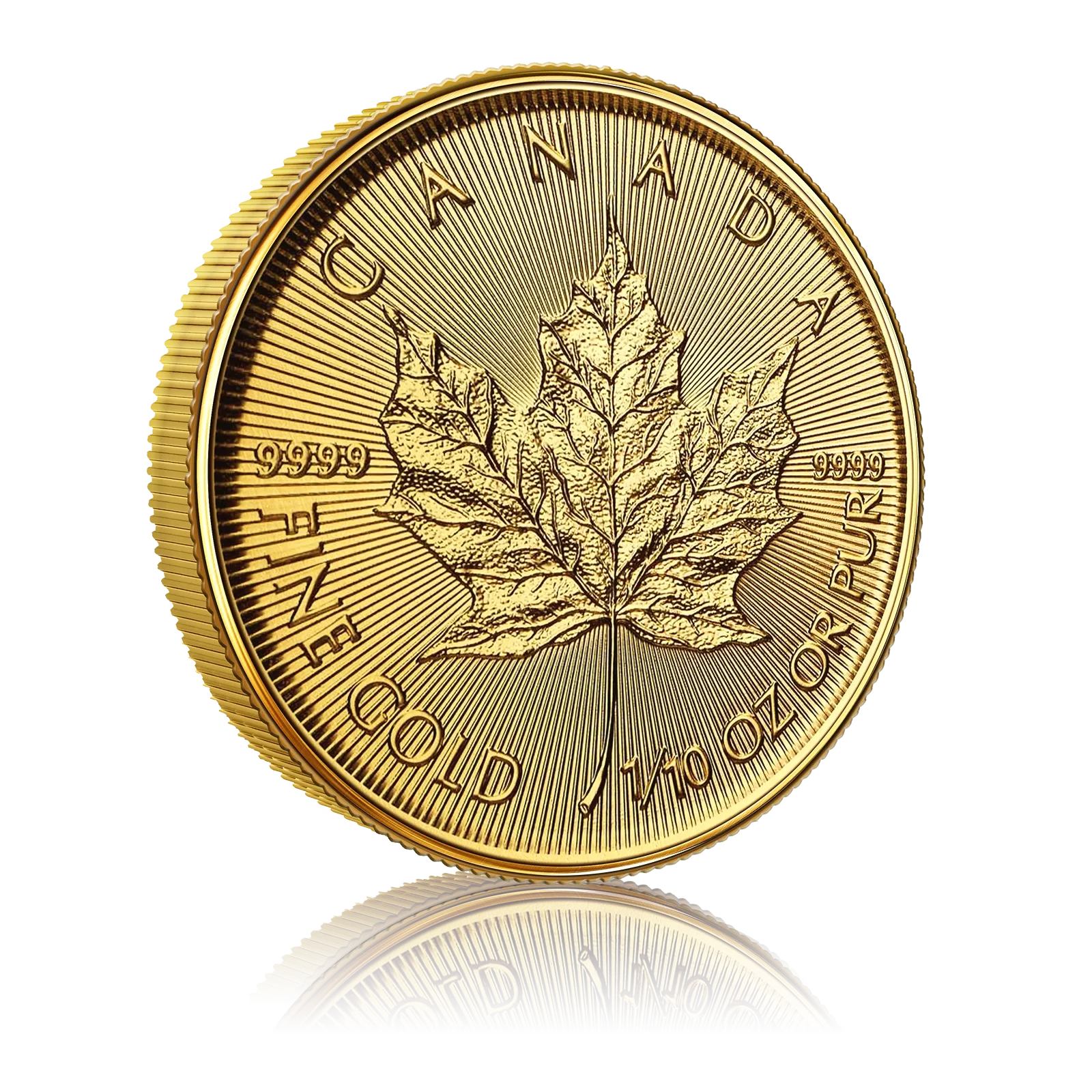 1/10th Oz  Gold Canadian Maple Leaf (2025) 4